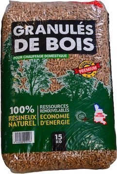 Houtpellets ECO BOIS ENERGIE – 3 pallets – 198 zakken – 2970 kg – foto 2 | Bois Frabot