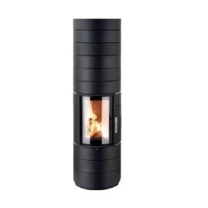 Gietijzeren accumulatiekachel Leda Colona – zwart | Bois Frabot