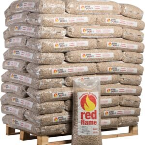 Pallet houtpellets Red Flame – 66 zakken van 15 kg (990 kg)