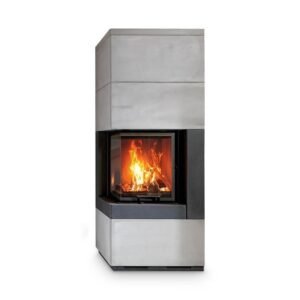 Korte haardset Camina S9 met designbeton – 7 kW | Bois Frabot