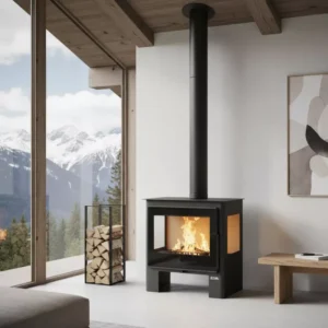 Houtkachel met 3 ruiten Shiva – 10 kW | Bois Frabot